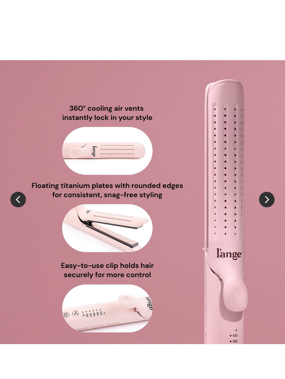 Lange le duo 360° airflow styler Hair Straightener - Picture 4 of 5